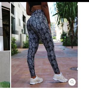 NWOT Black Pineapple Leggings from Love Fitness Apparel